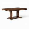 Esstisch 180 x 90 x 76 cm Holz Braun - rechteckiger Tisch im klassischen Stil
