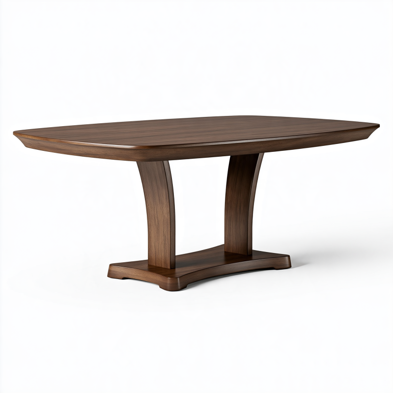 Esstisch 180 x 90 x 75 cm Holz dunkelbraun