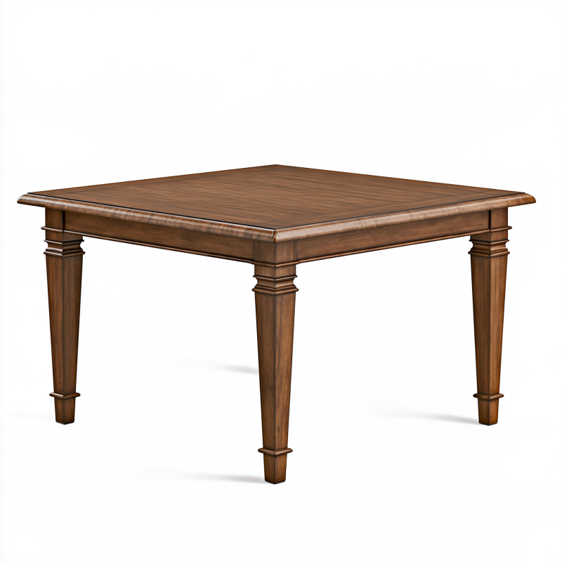 Esstisch 140 cm x 90 cm x 76 cm Holz Braun klassischer rechteckiger Küchentisch